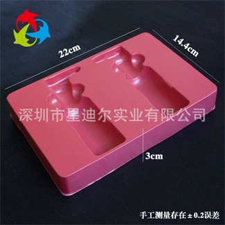 红色吸塑产品